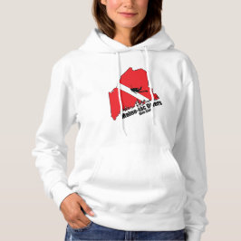 Sudadera Logotipo de silueta para buzos continentales