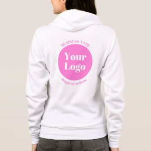 Sudadera Logotipo de su negocio y plantilla de texto editab