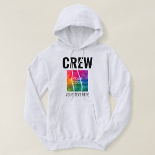 Sudadera Logotipo de texto de personalizable Doble cara Tri