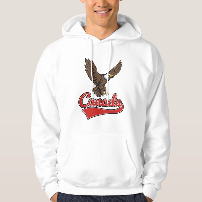 Sudadera logotipo de viaje a Canadá (Anverso)