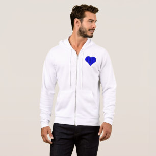 Sudadera Logotipo del Corazón Azul
