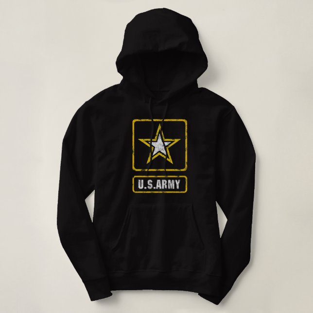 Sudadera Logotipo del ejército estadounidense con problemas (Diseño del anverso)