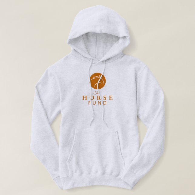 Sudadera Logotipo del fondo del caballo (Diseño del anverso)