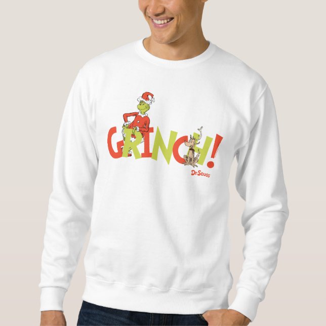 Sudadera ¡Logotipo del personaje Grinch! Gráfico (Anverso)