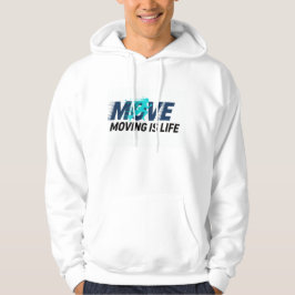 Sudadera Logotipo dinámico con silueta de corredor y texto