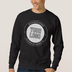 Sudadera Logotipo empresarial o plantilla de texto editable