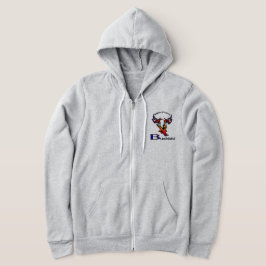 Sudadera Logotipo estilizado Bushido Karate cremallera
