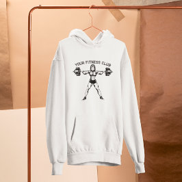 Sudadera Logotipo Gym personalizado con arte Weightlifter