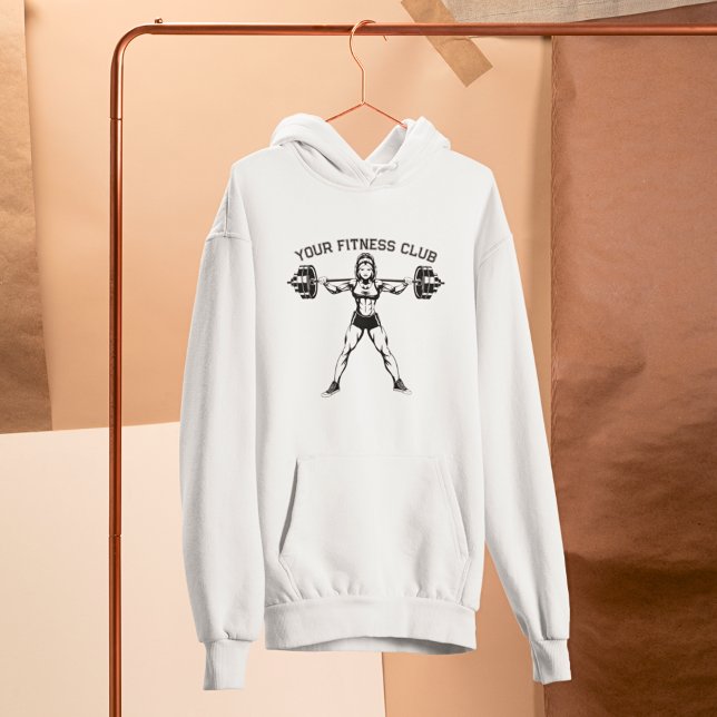 Sudadera Logotipo Gym personalizado con arte Weightlifter (Subido por el creador)