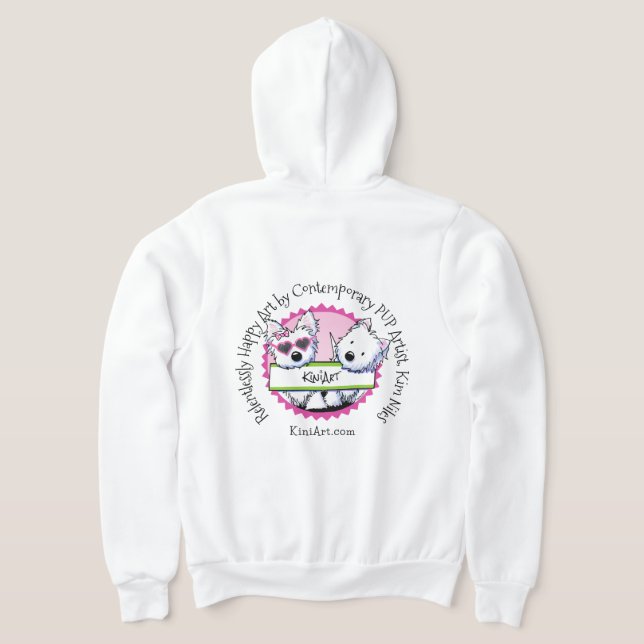 Sudadera Logotipo KiniArt Gear Zipper hoodie (Distribución Reverso )