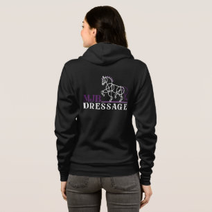 Sudadera Logotipo negro MJB Carcasa de cremallera de Dressa