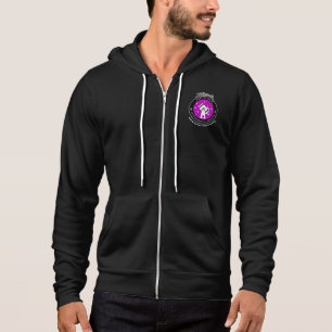 Sudadera Logotipo oficial masculino Zip-Up Hoodie Black