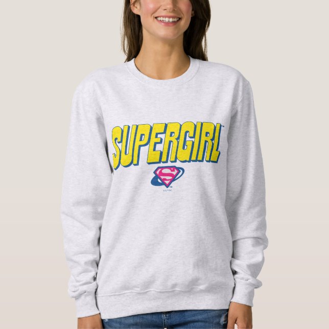 Sudadera Logotipo Pop Supergirl (Anverso)