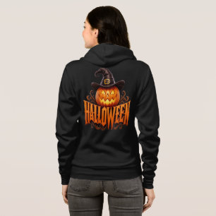 Sudadera Logotipo Premium de Calabaza de Halloween 3D con S