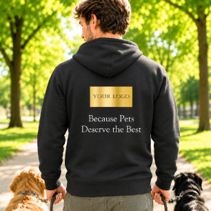 Sudadera Logotipo Rectangular de Negocios Ropa de Trabajo P