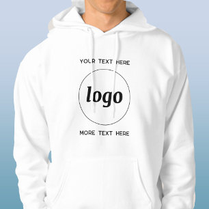 Sudadera Logotipo simple con promoción de negocios de texto