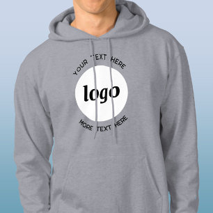 Sudadera Logotipo simple con promoción de negocios de texto