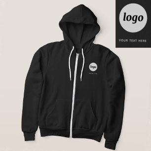 Sudadera Logotipo simple y promoción de negocios de texto