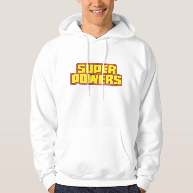 Sudadera Logotipo Super Powers™ Amarillo (Anverso)