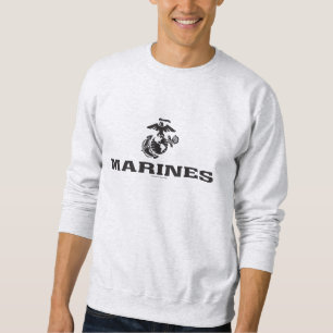 Sudadera Logotipo USMC Logotipo negro apilado