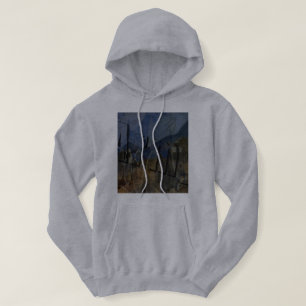 Sudadera Logotipo Y Tanque Del Ejército Vintage, Hoodie Gri