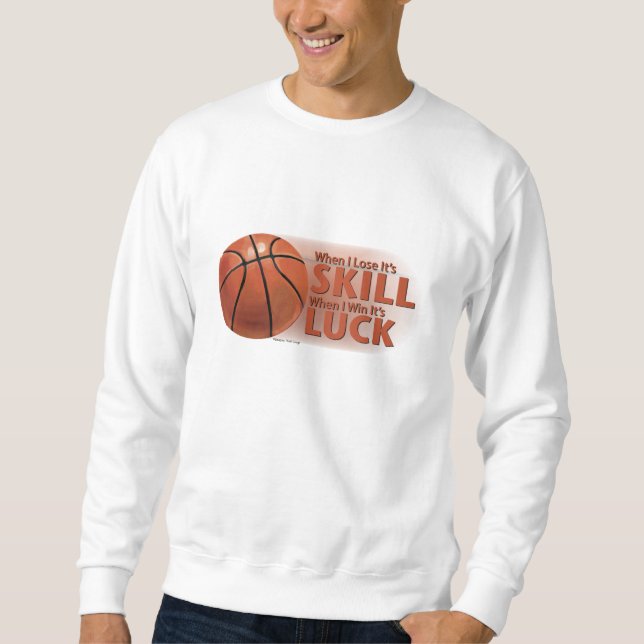 Sudadera Lograr ganar habilidad en baloncesto (Anverso)