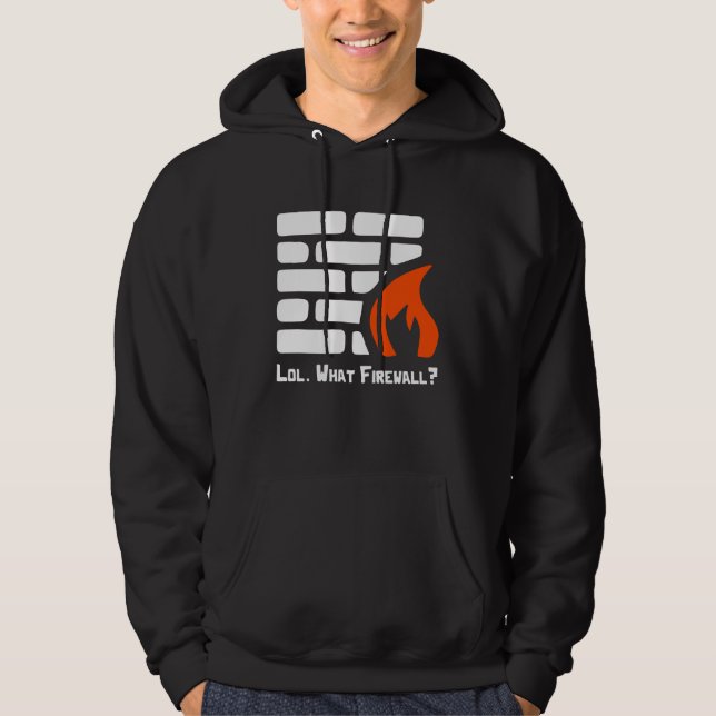 Sudadera Lol What Firewall Cybersecurity Hacker Co (Anverso)