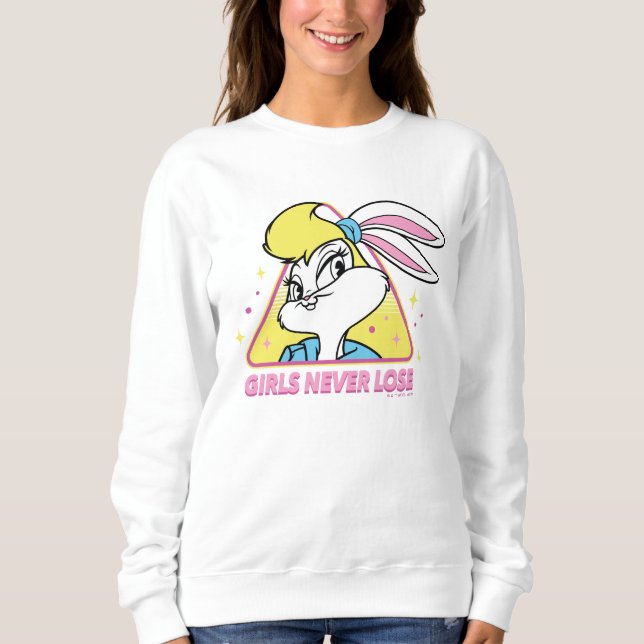 Sudadera Lola Bunny Chicas nunca pierden (Anverso)
