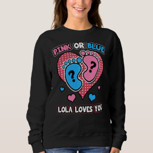 Sudadera Lola Rosa O Azul Te Ama Anunciar Revelación De Gén