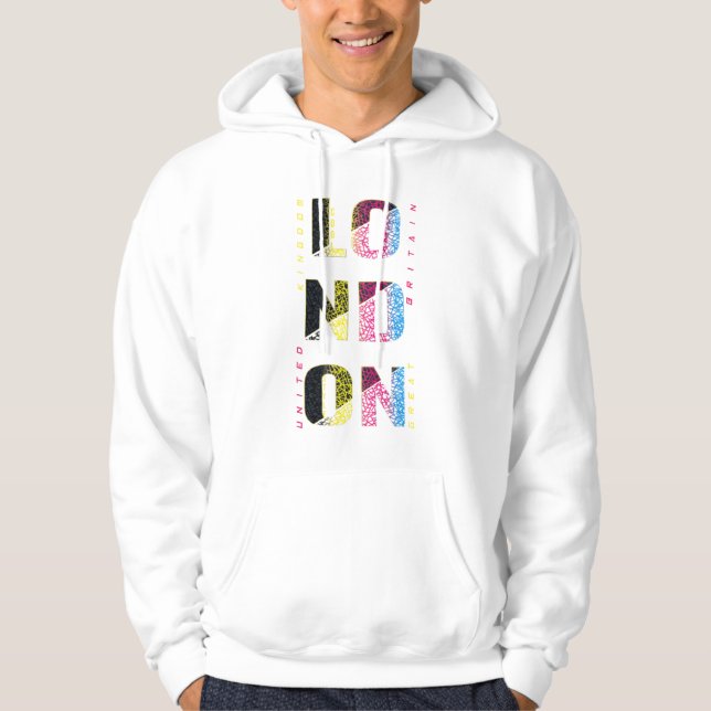 Sudadera London en multicolores (Anverso)