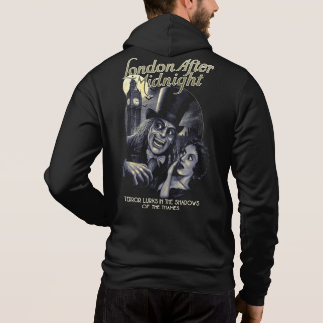 Sudadera Londres después de la noche del clásico horror Hoo (Reverso)
