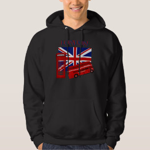 Sudadera Londres Inglaterra Unión Británica Bandera Jack Fo