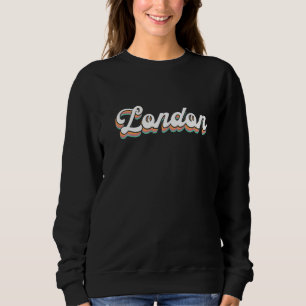 Sudadera Londres Retro Inglaterra Reino Unido - Londres Vin