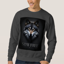 Sudadera Lone Wolf Design - Stay Free Sweatshirt