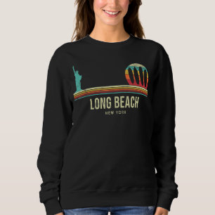 Sudadera Long Beach Surf Retro Nueva York