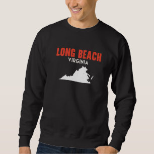 Sudadera Long Beach Washington EE. UU. Estado América Viaje