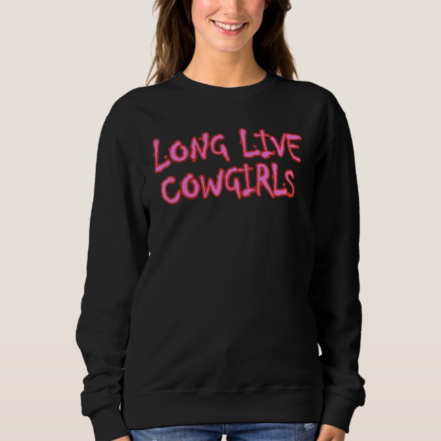 Sudadera Long Live Howdy Rodeo Western Country Southern Cow (Anverso)