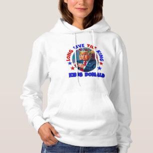 SUDADERA LONG LIVE THE KING: DONALD TRUMP