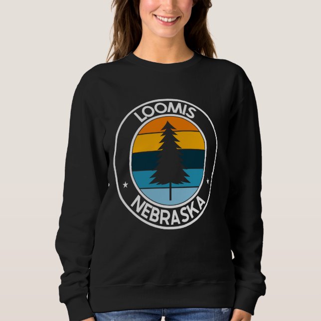 Sudadera Loomis Nebraska NE U.A. (Anverso)