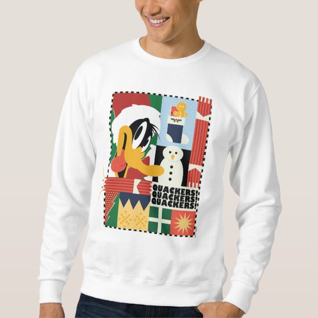 Sudadera LOONEY TUNES™ DAFFY DUCK™ Holiday Quackers (Anverso)