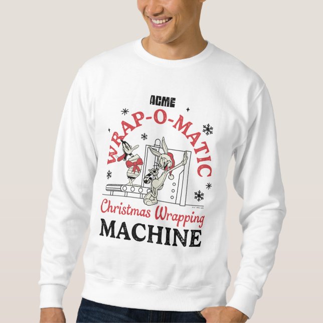 Sudadera LOONEY TUNES™ | Máquina envolvedora ACME Wrap-O-Ma (Anverso)