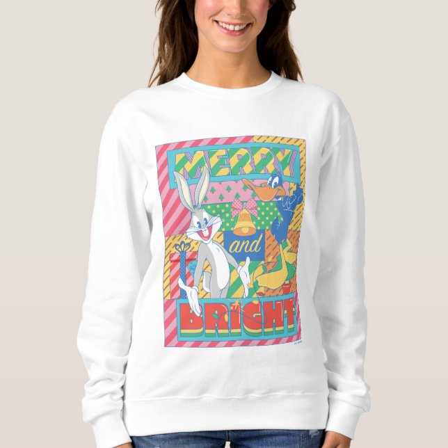 Sudadera LOONEY TUNES™ | Navidades merry y brillantes (Anverso)