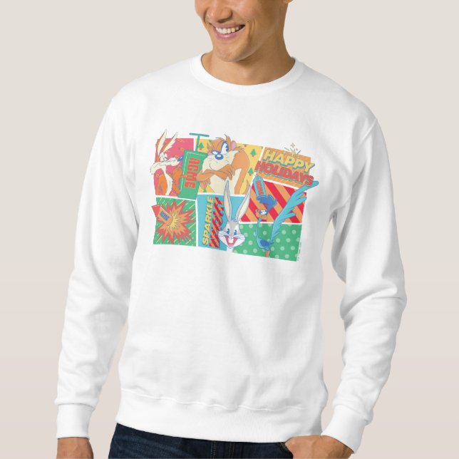 Sudadera LOONEY TUNES™ | Patrón de vacaciones felices (Anverso)
