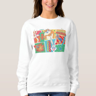 Sudadera LOONEY TUNES™ Patrón de vacaciones felices