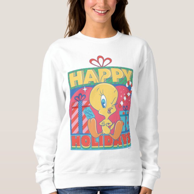 Sudadera LOONEY TUNES™ | TWEET™ Felices Fiestas (Anverso)