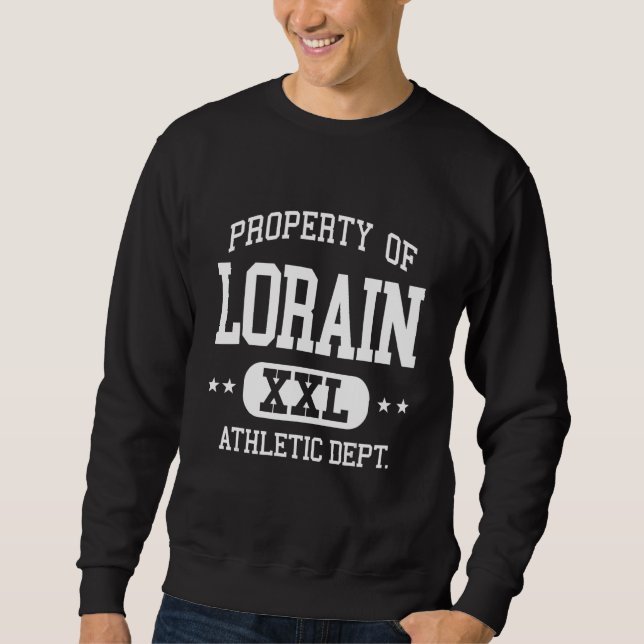Sudadera Lorain Retro Athletic Property Dept  1 (Anverso)