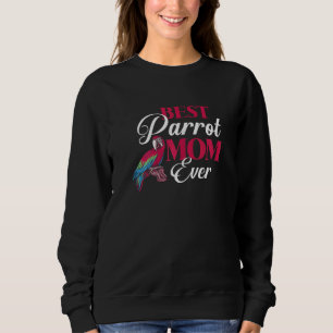 Sudadera Loras de Guacamayo para Mujeres Mejor Mamá de Loro