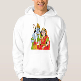 Sudadera Lord Sitaram Hoodie – Spiritual Wear for Devotees