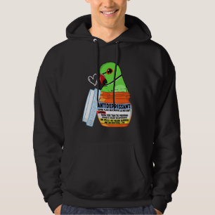 Sudadera Loro antidepresivo lindo I Ringneck indio verde
