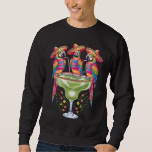 Sudadera Loro Cinco De Mayo Divertido Bebiendo Fiesta Mexic